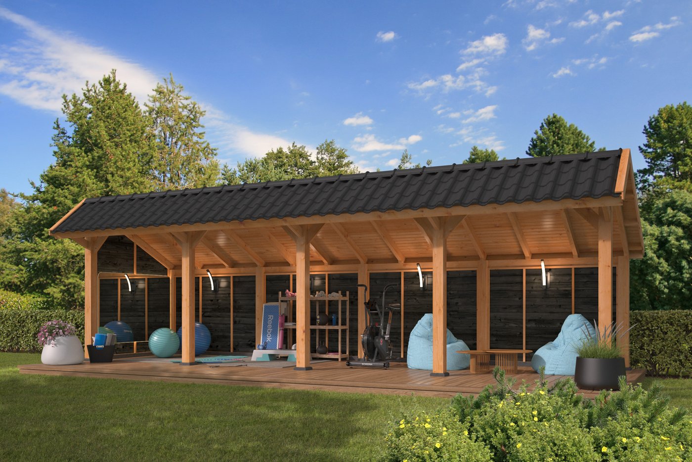 Nebraska Garden Gazebo 8.88 x 3.06m