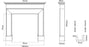 Nostell Wooden Fireplace Surround | Carron