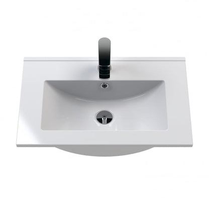 Classique 600mm 2-Door Floor Standing Vanity Unit with Ceramic Basin