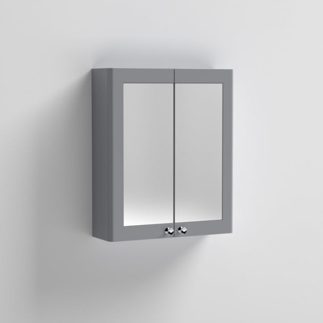 Classique 600mm 2-Door Mirrored Bathroom Cabinet