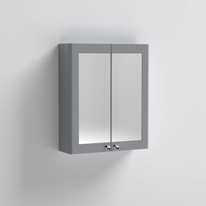 Classique 600mm 2-Door Mirrored Bathroom Cabinet