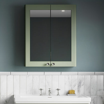 Classique 600mm 2-Door Mirrored Bathroom Cabinet