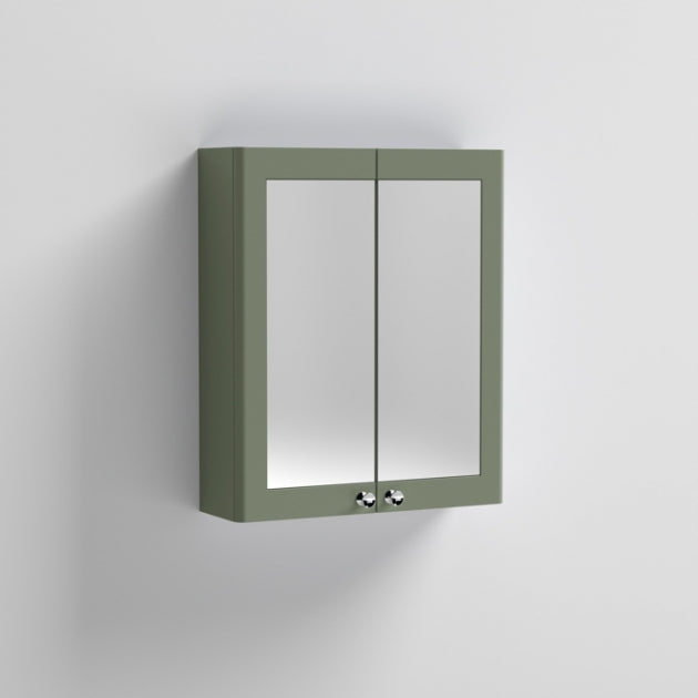 Classique 600mm 2-Door Mirrored Bathroom Cabinet