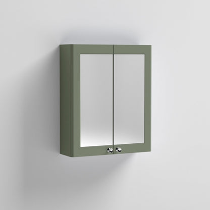 Classique 600mm 2-Door Mirrored Bathroom Cabinet