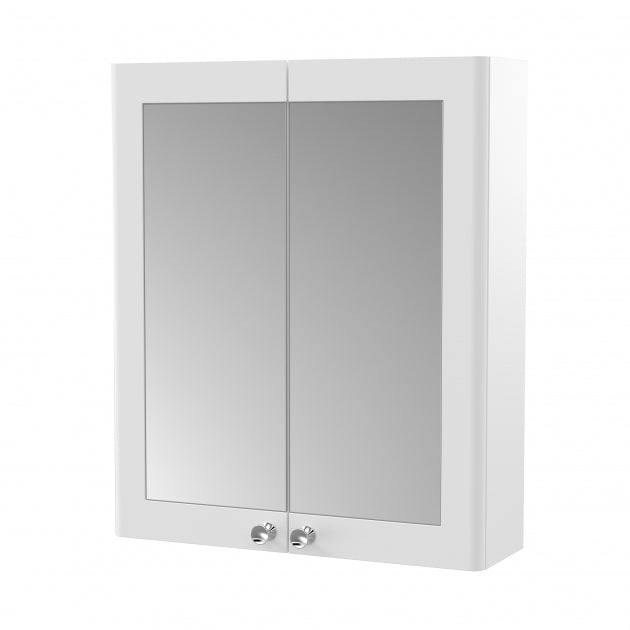 Classique 600mm 2-Door Mirrored Bathroom Cabinet