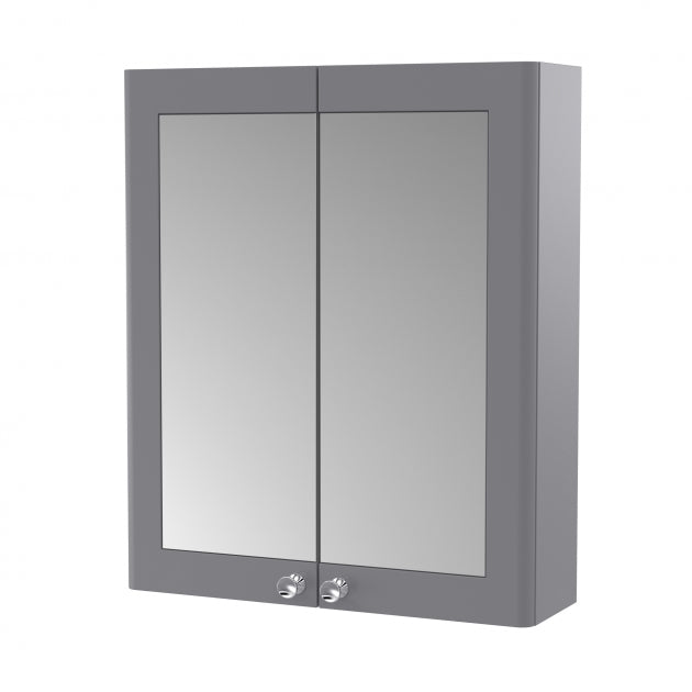 Classique 600mm 2-Door Mirrored Bathroom Cabinet