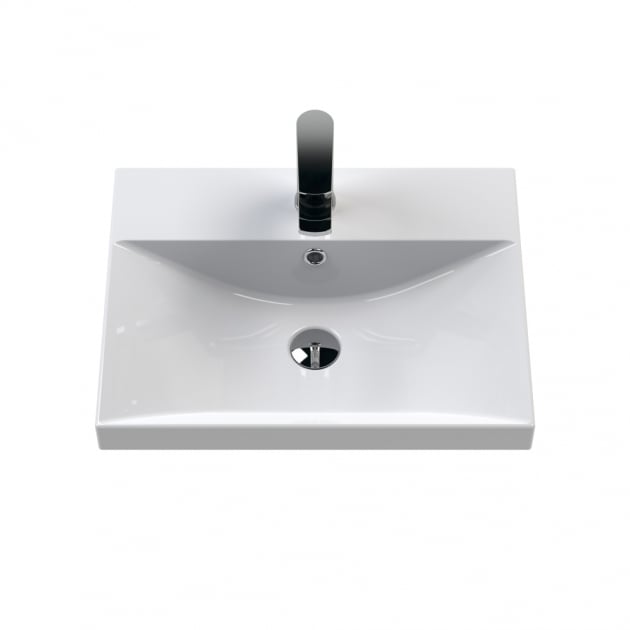 Classique 600mm 2-Door Floor Standing Vanity Unit with Ceramic Basin