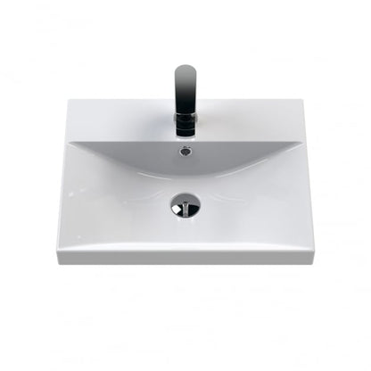 Classique 600mm 2-Door Floor Standing Vanity Unit with Ceramic Basin