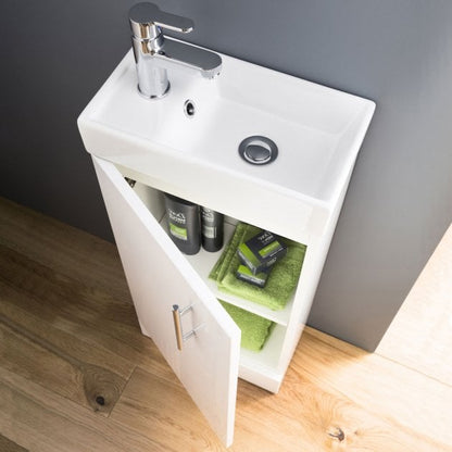 Vault 400mm 1-Door Floor Standing Vanity Unit
