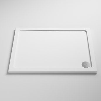 Pearlstone White 40mm Rectangular Shower Tray