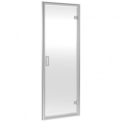 Rene Polished Chrome Hinged Shower Door - 6mm Glass