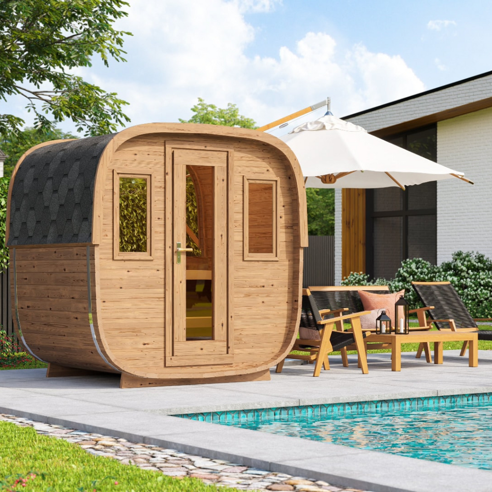SAUNAONES® Square Sauna Minimalist Refresh 6