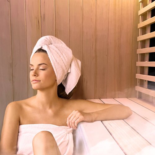 Outdoor Hybrid-Heating 4 Person Infrared & Electric Stove Sauna 2m x 2m