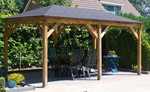 Open Wooden Gazebo Grande 2.9m x 4.9m Pine
