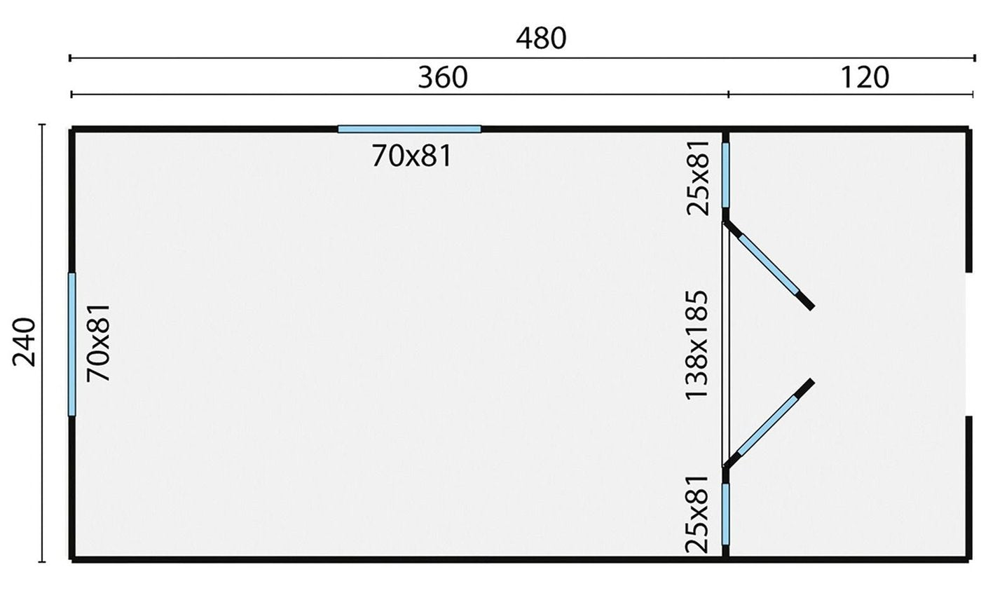 Paddy Gypsy Wagon floor plan layout