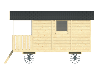 Paddy Gypsy Wagon right side exterior view