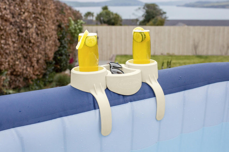 Lay-Z-Spa drinks holder tray close-up