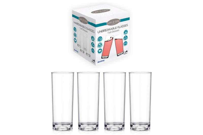Lay-Z-Spa hot tub tumbler glasses set of 4
