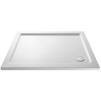 Pearlstone White 40mm Rectangular Shower Tray
