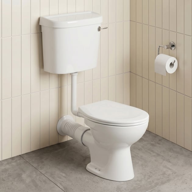 Prestige Proton Low Level Toilet with Lever Cistern (inc Soft Close Seat)