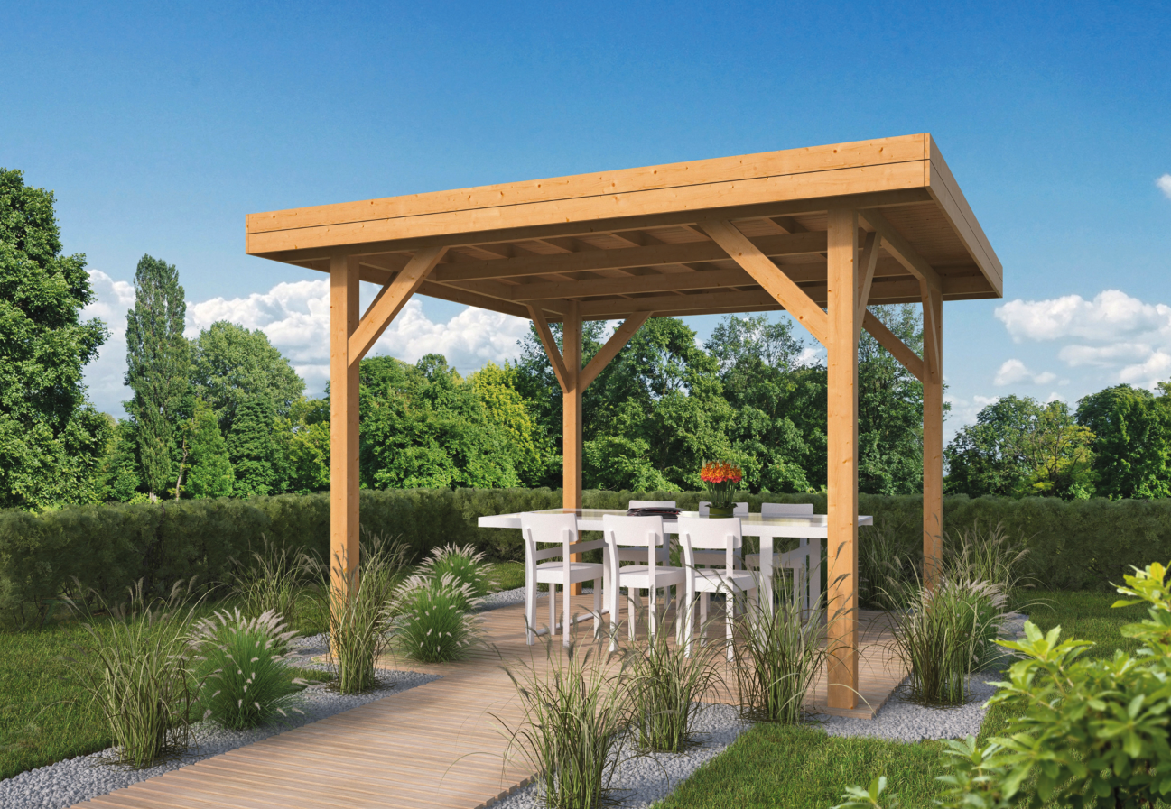 Kreta Modern Douglas Gazebo 3.65 x 3.65m
