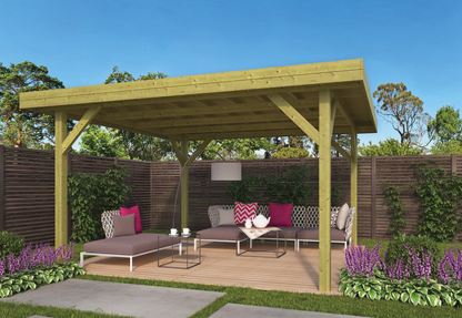 Large Modern Gazebo 4.5 x 4.5m