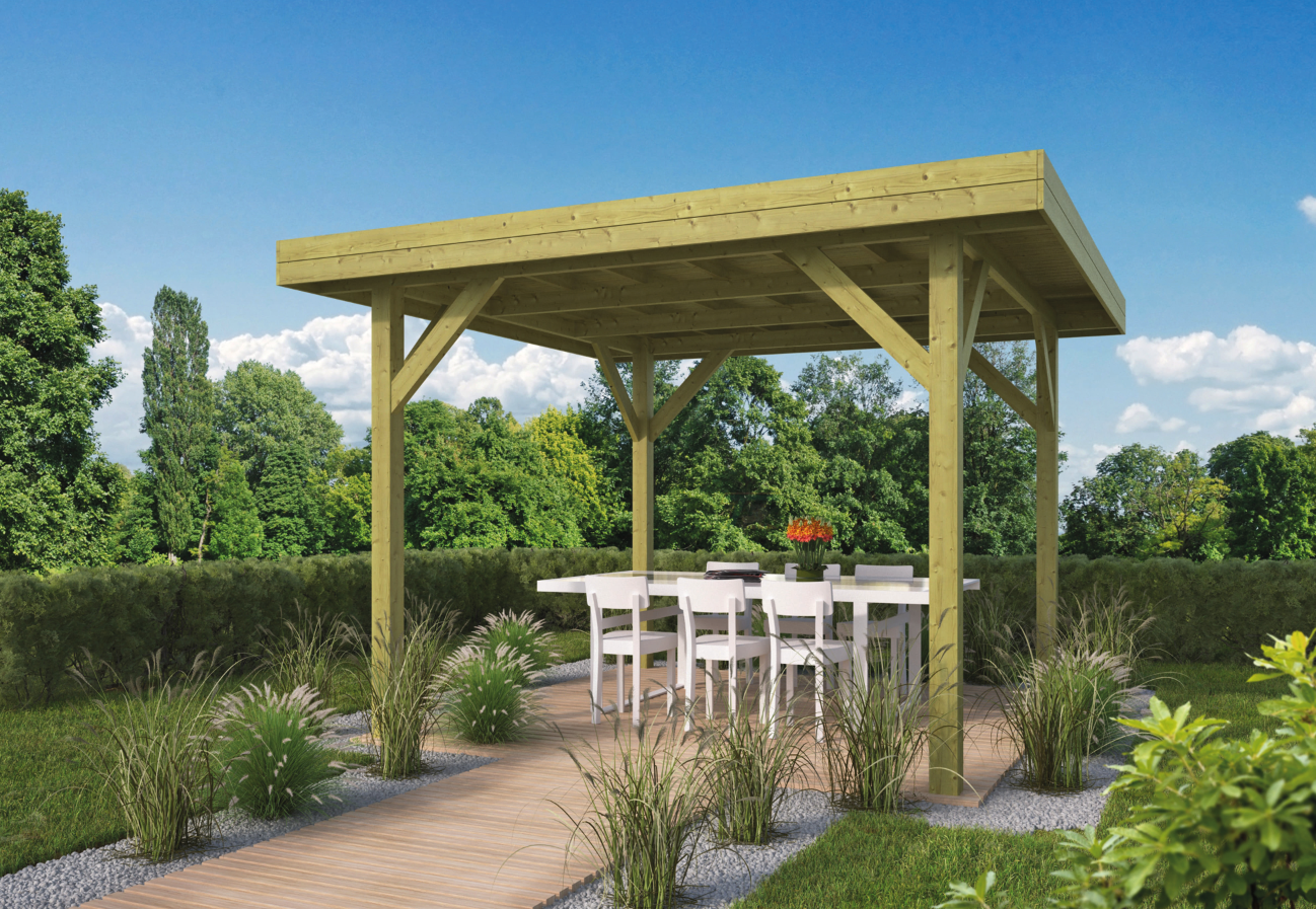 Medium Modern Gazebo 3.65 x 3.65m