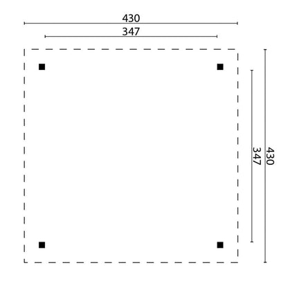 Syros Douglas Gazebo 4.3 x 4.3m