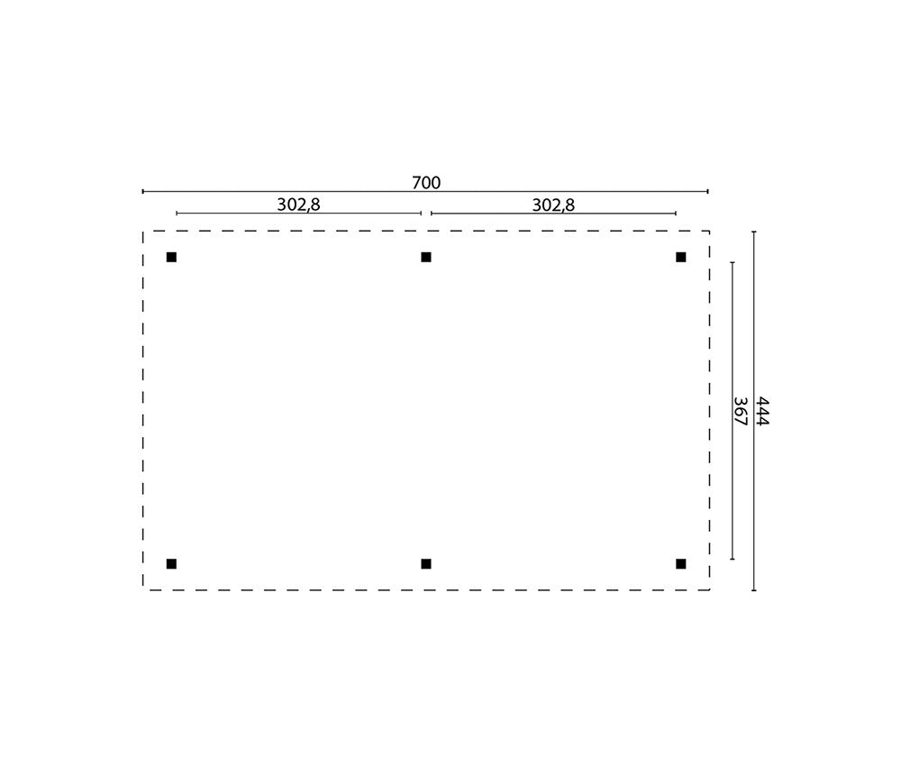 Ultimo Gazebo 4.4 x 6.9m