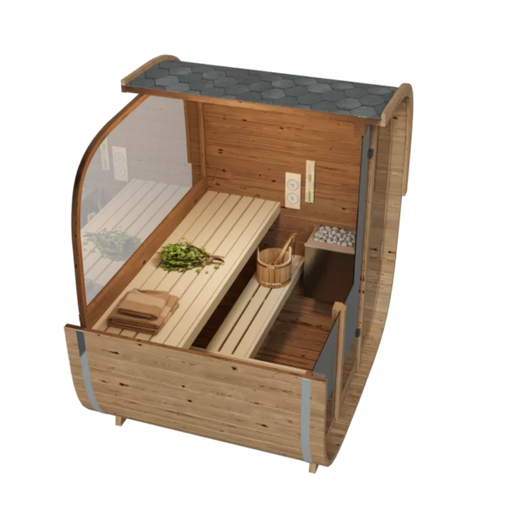 SAUNAONES® Square Sauna Minimalist Refresh 6