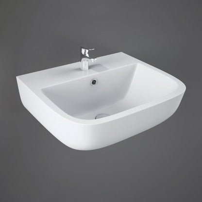 RAK Series 600 Cloakroom Basin 400mm Wide - 1 Tap Hole