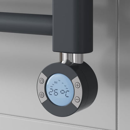Reina Capo Anthracite Electric Heated Towel Rail