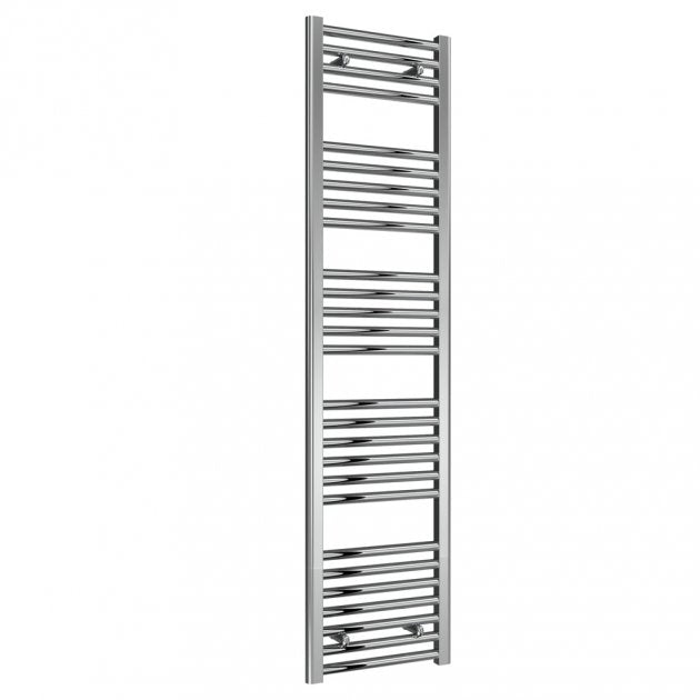 Reina Diva Chrome 25mm Heated Ladder Towel Rail