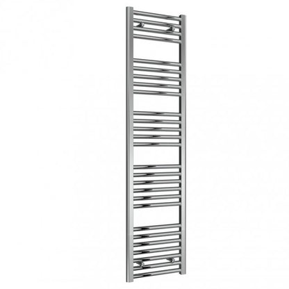 Reina Diva Chrome 25mm Heated Ladder Towel Rail