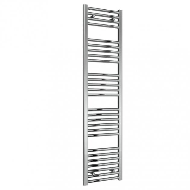 Reina Diva Chrome 25mm Heated Ladder Towel Rail