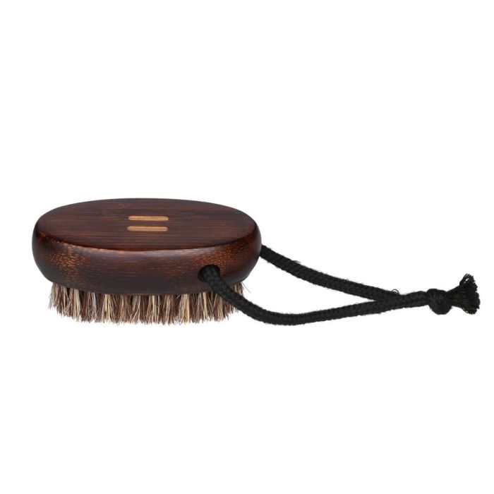 Rento Oval Wooden Nail Brush Bamboo Dark