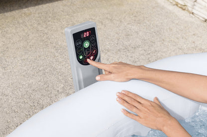 UltraFit pump flip-up digital control panel