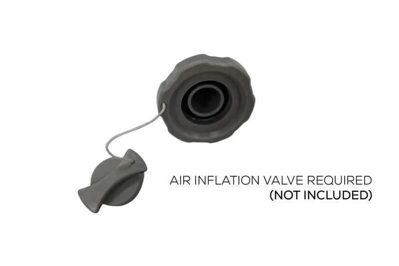 Replacement air inflation valve for hot tub liner