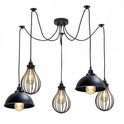 Multi Outlet Hanging Light 2 Spider Pendant Light  ~6330
