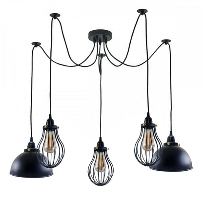 Multi Outlet Hanging Light 2 Spider Pendant Light  ~6330