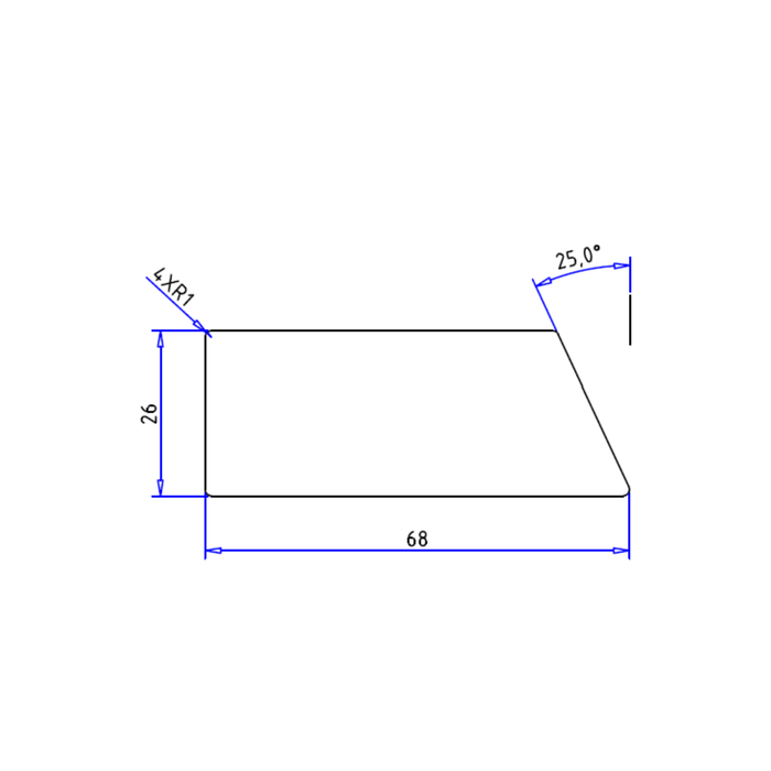 Sauna Cladding Batten - Thermo Pine 26mm Thick (Pack of 6)
