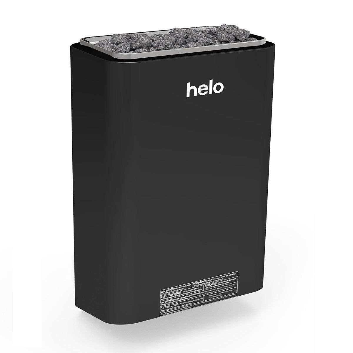 ELECTRIC SAUNA HEATER HELO VIENNA 45D 4,5kW, WITHOUT CONTROL UNIT, BLACK