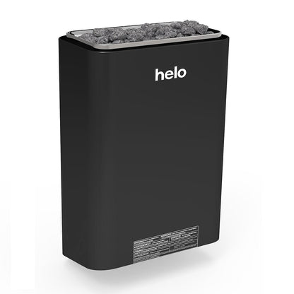 ELECTRIC SAUNA HEATER HELO VIENNA 45D 4,5kW, WITHOUT CONTROL UNIT, BLACK