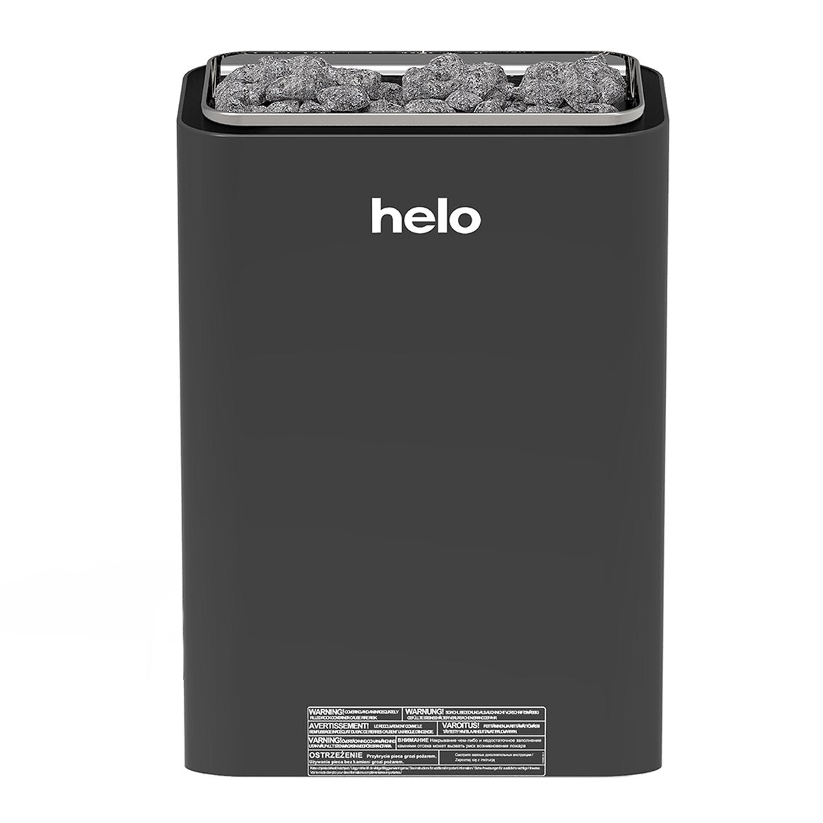 ELECTRIC SAUNA HEATER HELO VIENNA 45D 4,5kW, WITHOUT CONTROL UNIT, BLACK