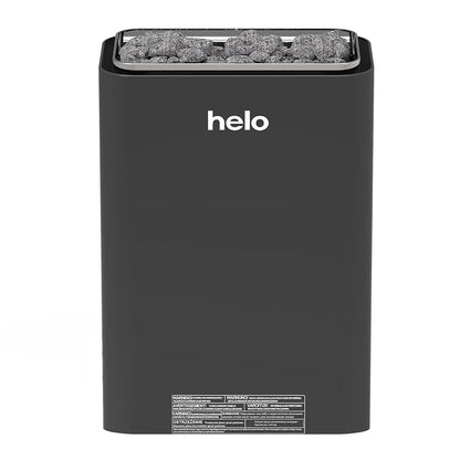 ELECTRIC SAUNA HEATER HELO VIENNA 45D 4,5kW, WITHOUT CONTROL UNIT, BLACK