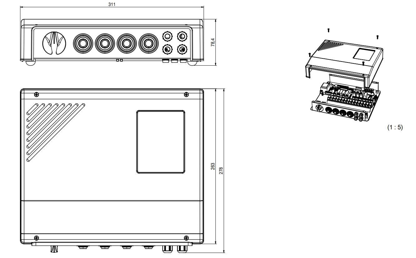 TYLÖ RB60, CONTACTOR BOX, 71016007