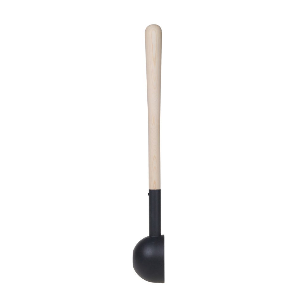 SAUFLEX LADLE, POWDER-COATED ALUMINIUM WITH PINE HANDLE, 53cm