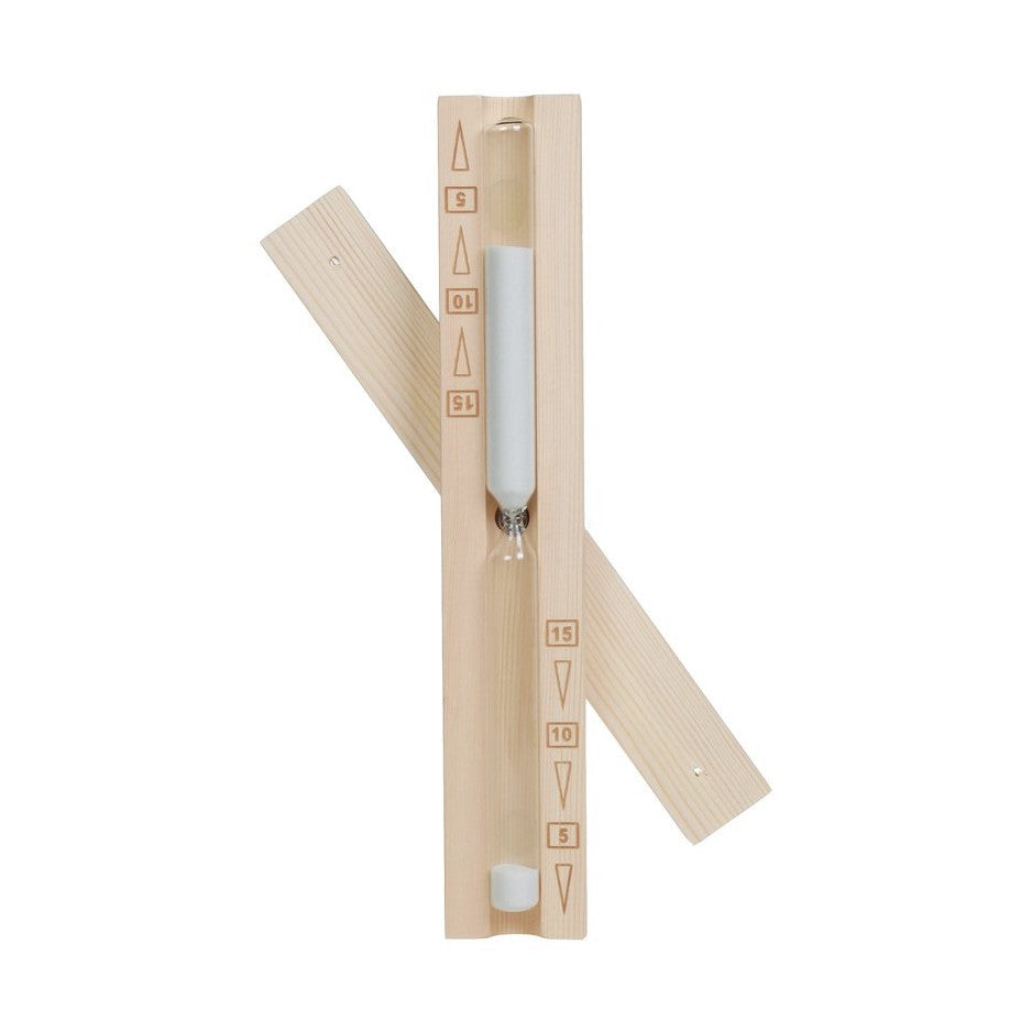 Sauflex sand timer H002, pine 15 min by Sauflex - The Warm Living UK