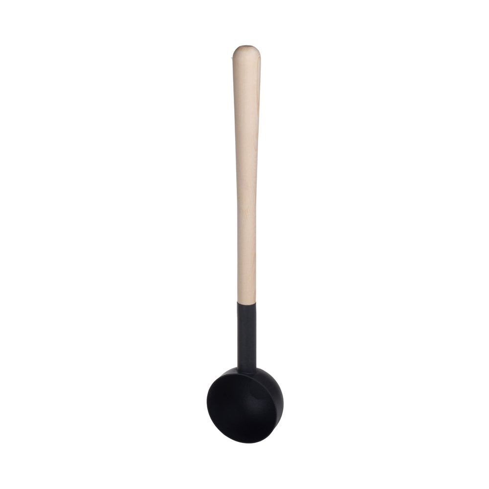 SAUFLEX LADLE, POWDER-COATED ALUMINIUM WITH PINE HANDLE, 53cm