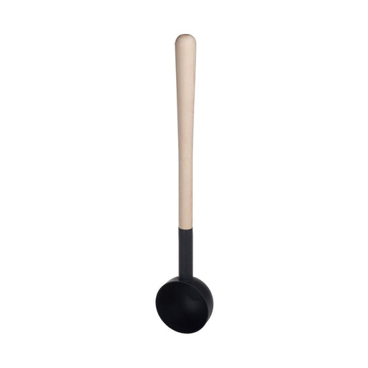 SAUFLEX LADLE, POWDER-COATED ALUMINIUM WITH PINE HANDLE, 53cm